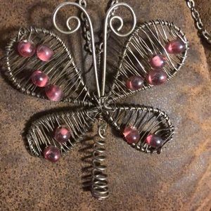 Vintage Butterfly Necklace